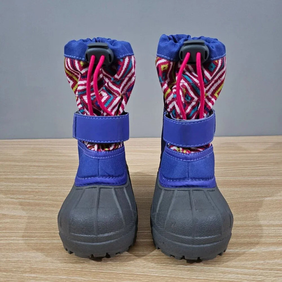 Columbia Kids' Purple and Gray Snow Boots - Picture 5 of 13